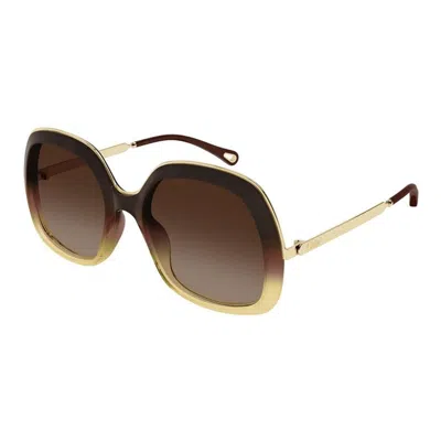 Chloé Ch0327s 006 In Metallic