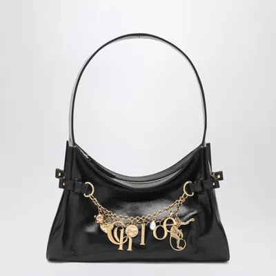 Chloé Charms Hobo Bag In Black