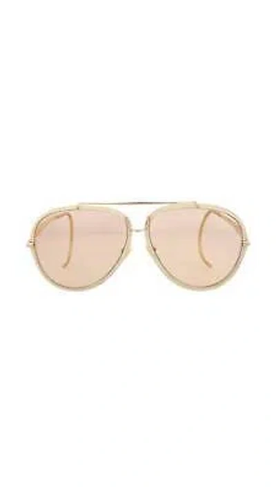 Pre-owned Chloé Chloe Chloe Eyewear Sunglasses For Women - Size One Size In Gold/pink
