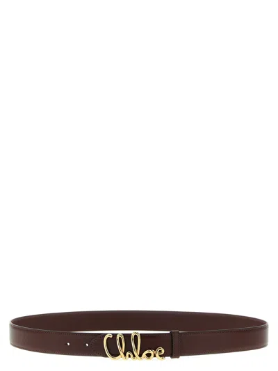 Chloé Women ' Iconic' Belt In Brown