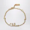 Chloé Iconic Gold Bracelet In Gold