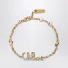 Chloé Adjustable Length Statement Accessory In Gold