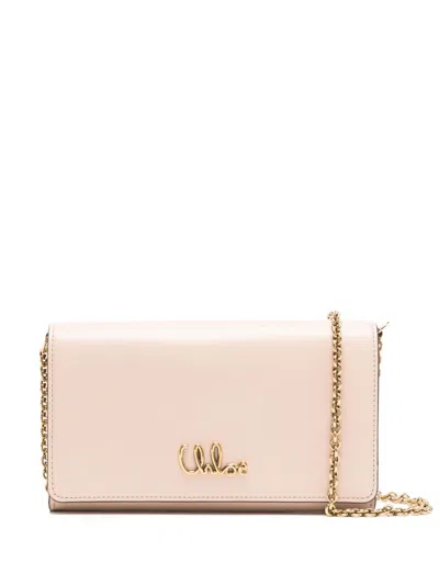 CHLOÉ CHLOÉ CHLOÈ ICONIC LEATHER CLUTCH
