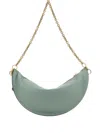 Chloé Sea Green Nappa Leather Chloe Icons Shoulder Bag In Green