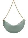 Chloé Sea Green Nappa Leather Chloe Icons Shoulder Bag In Green