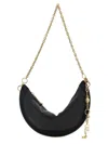 Chloé Icons Crescent-shaped Chain Shoulder Bag In Black