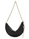 Chloé Icons Crescent-shaped Chain Shoulder Bag In Black
