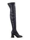 Chloé Black Leather Boots In Black