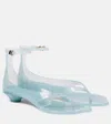 Chloé Chloe Women Pastel Light-blue Tpu Chloe Jelly Thong Sandals In Spearmint