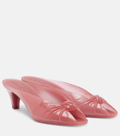 Chloé Open-toe High-heeled Sandals In Animal Print