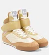 Chloé Kick Leather Sneakers In Multicoloured