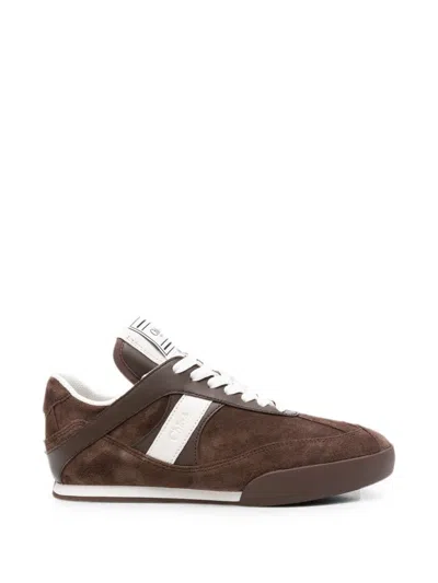 Chloé Kick Sneakers In Brown
