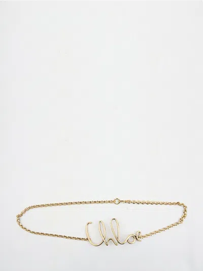 Chloé Chloe Legendary Belt In Gold