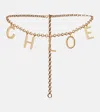 Chloé Letters Gold-plated Brass Belt