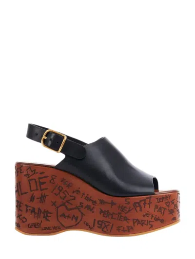 CHLOÉ CHLOÉ CHLOÈ MAXIME WEDGE SANDAL