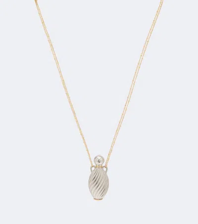 Chloé Mirror Pendant Necklace In Gold
