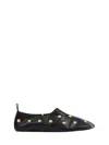 Chloé Chloe Rita Stud-embellished Leather Ballet Flats In Black