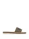 Chloé Sandals 19a With Shaped Straps In White Leather For Women In Black