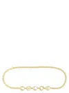Chloé Golden Chloe Script Jewel Belt In Gold
