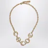 Chloé Chloe Chloe Script Vintage Gold Choker Women In Gold