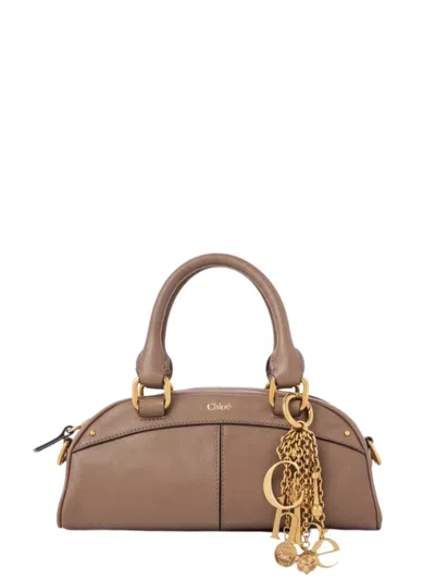 Chloé Chloè Small Bowling Bag In Soft Leather In Brown