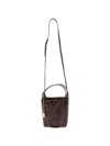 Chloé Spin Leather Tote Bag In Red