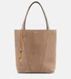 Chloé Spin Medium Suede Tote Bag