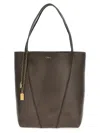 Chloé Spin Medium Tote Bag In Leather