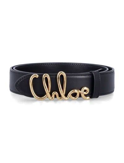Chloé Chloè The Iconic Belt In Black