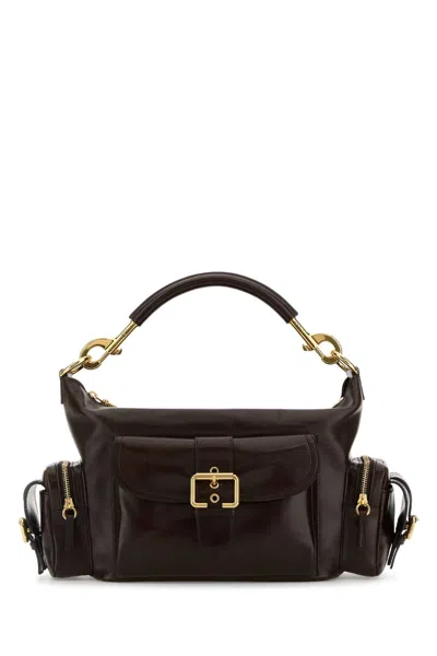 CHLOÉ CHLOÉ CHOCOLATE LEATHER CAMERA BAG HANDBAG
