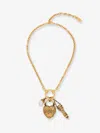 Chloé Choker Chateau Treasures Metal Necklace In Gold