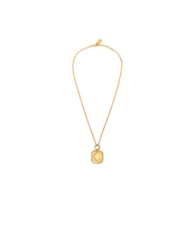 Chloé Choms Necklace In Yellow