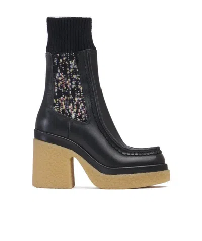 CHLOÉ CHLOÉ JAMIE SOCK ANKLE BOOTS