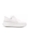 Chloé Chloe Nama Mix Material Low-top Sneakers In White