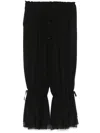Chloé Cinched Ankle Pant In Black