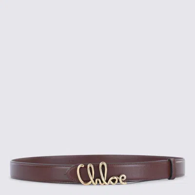 CHLOÉ CHLOÉ CINTURE CRAFTY BROWN