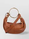 Chloé Tapestry Blue Leather Bracelet Handbag