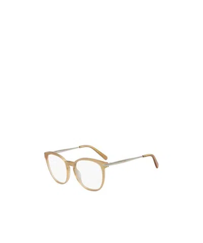 Chloé Circular Microstandard Flat Mirror In White