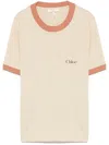 Chloé Classic 70`s Tee Rubber Print Jersey
