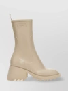 CHLOÉ CLASSIC SLIP-ON LEATHER ANKLE BOOTS