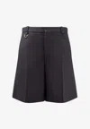 Chloé Classic Wool Shorts In Black