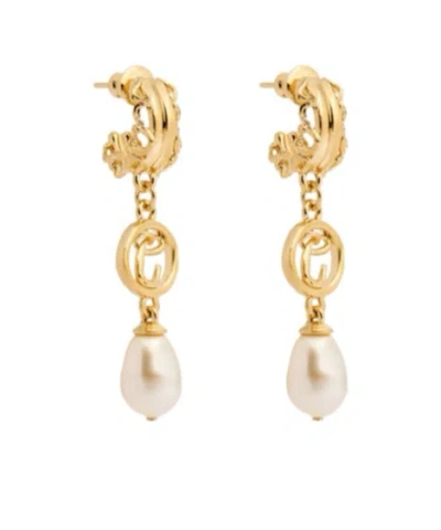 Chloé Classy Mismatched Earrings In Brown
