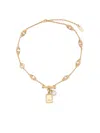 Chloé Classy Pendant Necklace In Gold