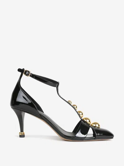 Chloé Cleia Heeled Sandals In Black