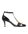Chloé Cleia Heeled Sandals In Black