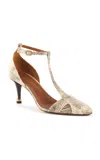 Chloé Cleia Snakeskin-effect Leather Sandals In Multi