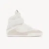 Chloé Mesh And Suede Kick High-top Sneakers In Neutral