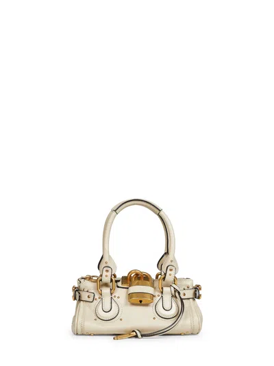 Chloé Cloudy Cream Paddington Small Handbag In White