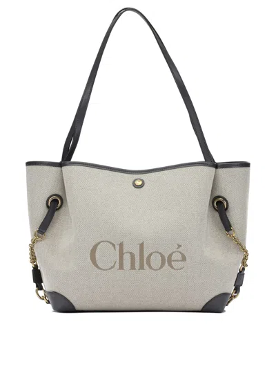 Chloé “clover” 大号单肩包 In Blue
