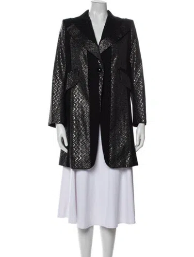 Pre-owned Chloé Coat In Black